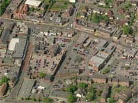 Aerial veiw of Wigston